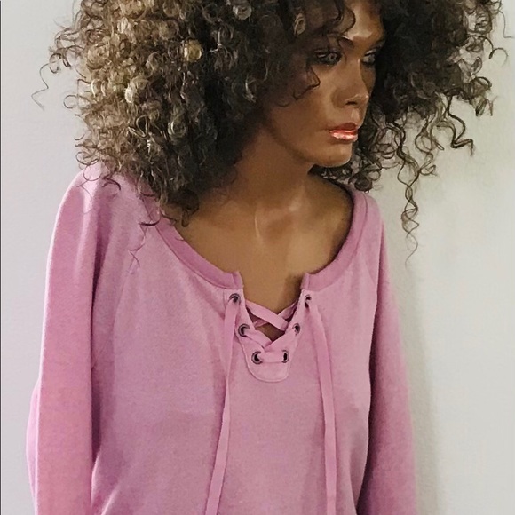 LAST ONE! ISABEL MATERNITY NWT Lace-Up TUNIC TOP / MINI DRESS S - Picture 2 of 16